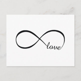 Unendlichkeit der Liebe Postkarte