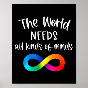 Unendlichkeit Die Welt Braucht Alle Arten Von Geis Poster