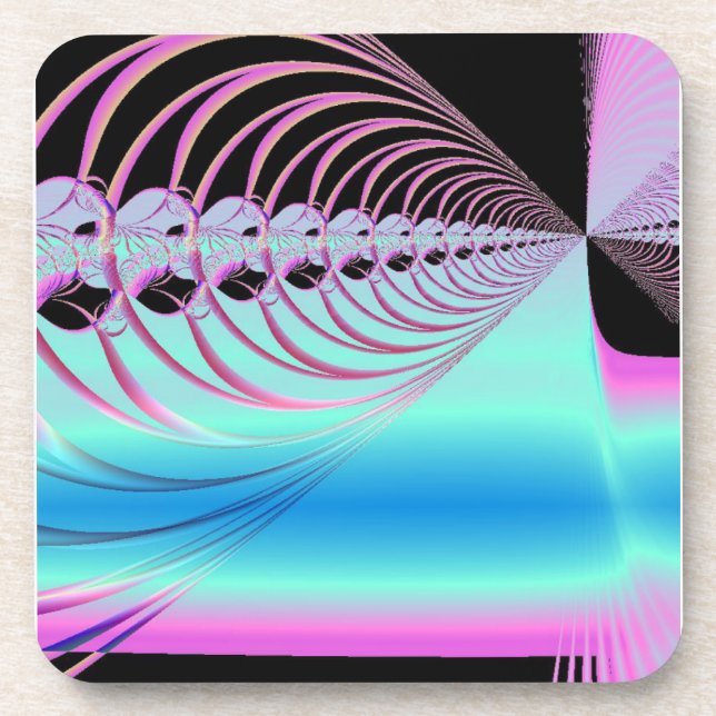 Unendlichkeit in Farbe Untersetzer (Vorderseite)