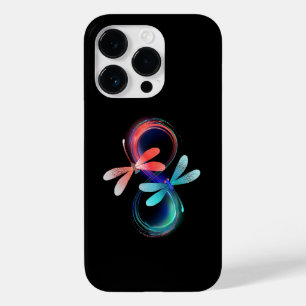 Unendlichkeit mit leuchtenden Libellen Case-Mate iPhone 14 Pro Hülle