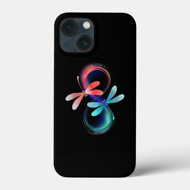 Unendlichkeit mit leuchtenden Libellen Case-Mate iPhone Hülle (Rückseite)