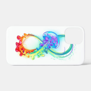 Unendlichkeit mit Regenbogenqualle Case-Mate iPhone Hülle