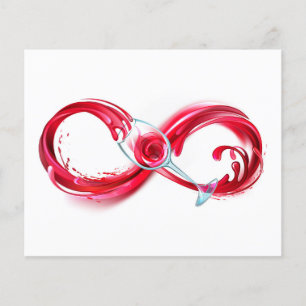 Unendlichkeit mit Rotwein Flyer