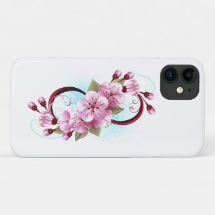 Unendlichkeit mit Sakura Blossom-Blume Case-Mate iPhone Hülle