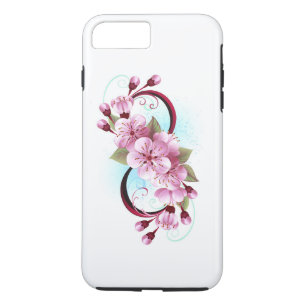 Unendlichkeit mit Sakura Blossom-Blume Case-Mate iPhone Hülle