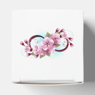 Unendlichkeit mit Sakura Blossom-Blume Geschenkschachtel
