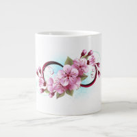 Unendlichkeit mit Sakura Blossom-Blume