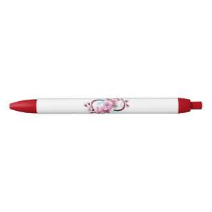 Unendlichkeit mit Sakura Blossom-Blume Kugelschreiber