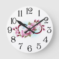 Unendlichkeit mit Sakura Blossom-Blume