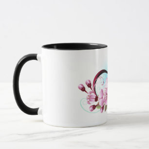 Unendlichkeit mit Sakura Blossom-Blume Tasse