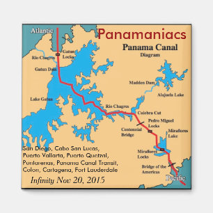 Unendlichkeit Panamaniacs Kühlschrankmagnet