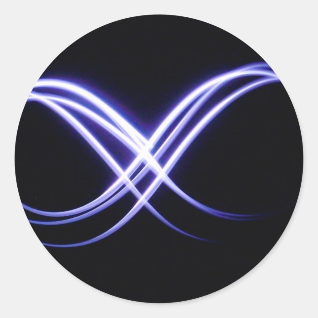 Unendlichkeit Runder Aufkleber (Vorderseite)