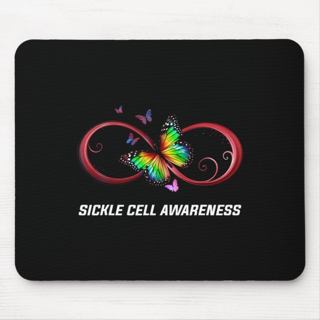 Unendlichkeit Schmetterlingssäule Mousepad (Vorne)