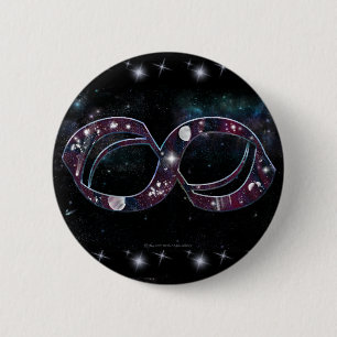 Unendlichkeit Starfield Knöpfe Button