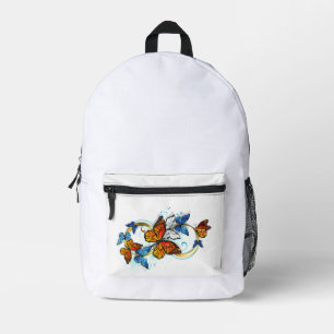 Unendlichkeit von Monarchfalter Bedruckter Rucksack