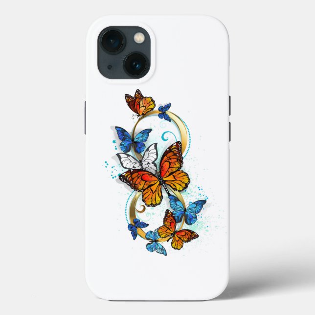 Unendlichkeit von Monarchfalter Case-Mate iPhone Hülle (Rückseite)