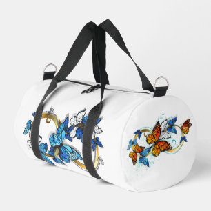 Unendlichkeit von Monarchfalter Duffle Bag