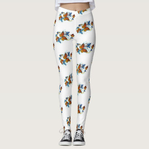 Unendlichkeit von Monarchfalter Leggings