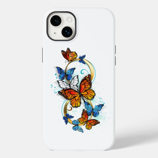 Unendlichkeit von Monarchfaltern Case-Mate iPhone 14 Plus Hülle (Rückseite)