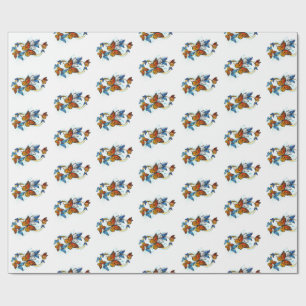 Unendlichkeit von Monarchfaltern Geschenkpapier