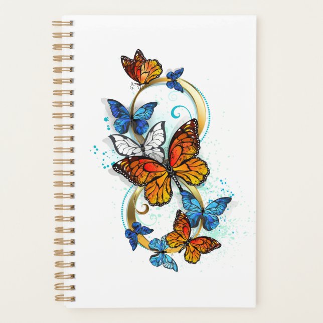 Unendlichkeit von Monarchfaltern Planer (Vorderseite)