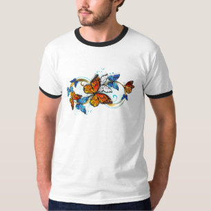 Unendlichkeit von Monarchfaltern T-Shirt