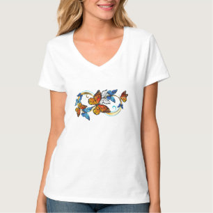 Unendlichkeit von Monarchfaltern T-Shirt