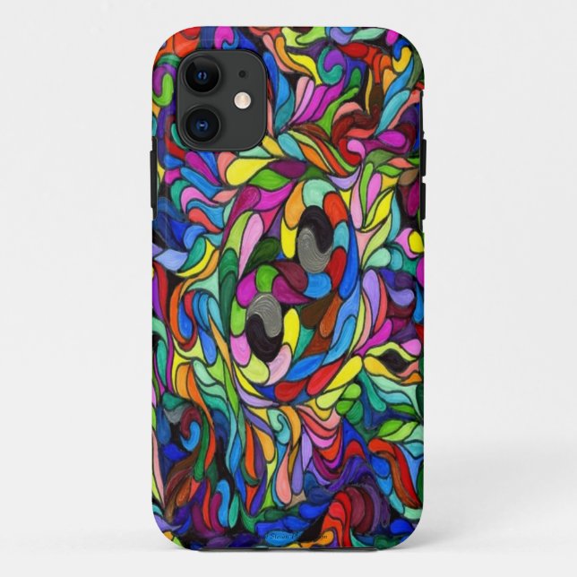 Unendlichkeit Yin Yang Chaos Case-Mate iPhone Hülle (Rückseite)