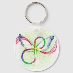 Unendlichkeits-Kreuz Schlüsselanhänger