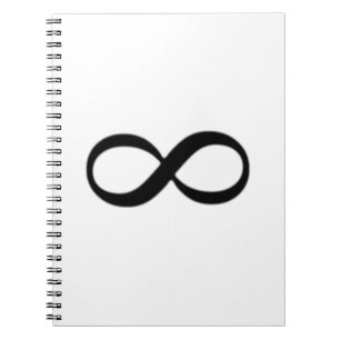 Unendlichkeits-Symbol Notizblock