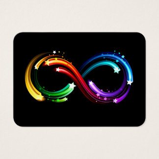 Unendlichkeitssymbol aus Regenbogenkometen