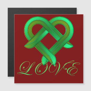 Unendlichkeitssymbol der Liebe Magnetkarte