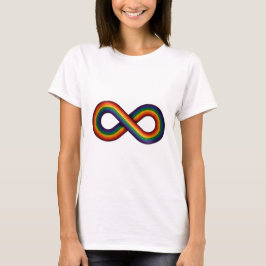 Unendlichkeitssymbol in der LGBTQ-Fahne für den Re T-Shirt