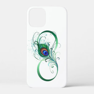 Unendlichkeitssymbol mit Peacock Feather Case-Mate iPhone Hülle