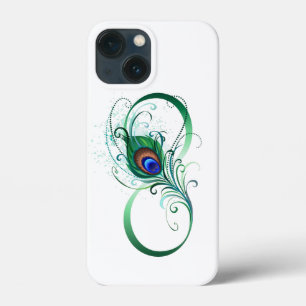 Unendlichkeitssymbol mit Peacock Feather Case-Mate iPhone Hülle