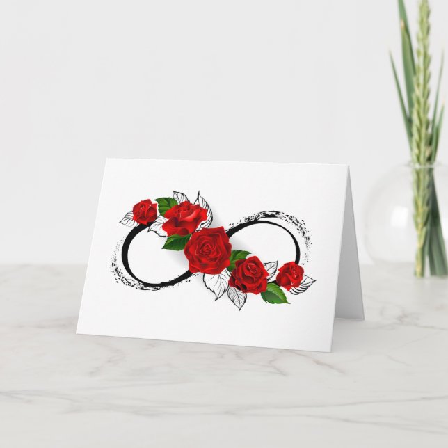 Unendlichkeitssymbol mit Rote Rosen Programm (Vorderseite)