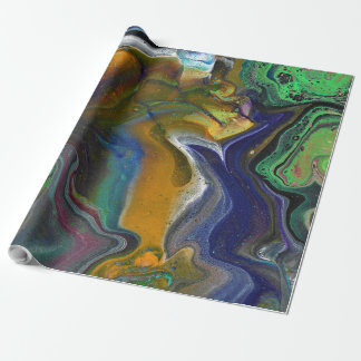 Unentschieden 1 Cool Wild Psychodelisches Geschenk Geschenkpapier