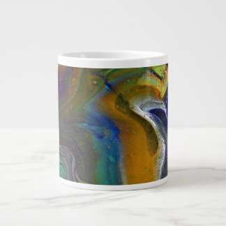 Unentschieden 3 Bunte Abstrakte Trinktasse Jumbo-Tasse