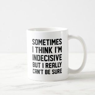unentschlossen kaffeetasse