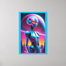 Unentschlossener Retro-Futurismus - Ken Gage Art Leinwanddruck