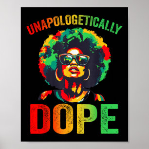 Unentschuldbar Afro Queen Juneteth Stolz Women Poster