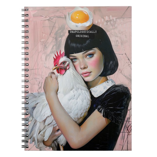 unentschuldbar originell | Notebook-Journal Notizblock (Vorderseite)