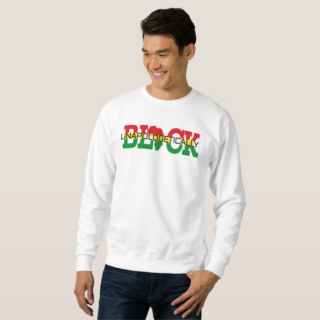 unentschuldbar schwarz sweatshirt (Vorne ganz)