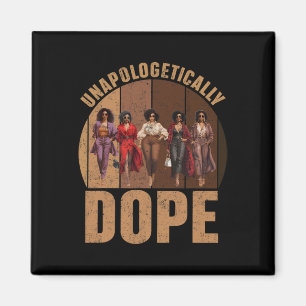 Unentschuldbar schwarzer Arzneimittelstolz Afro Bl Magnet