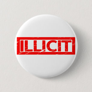 Unerlaubte Briefmarke Button