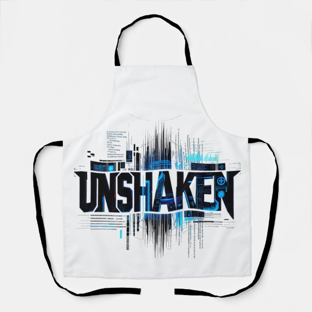 "Unerschütterlich" Cyberpunk-Schürze Schürze (Vorderseite)