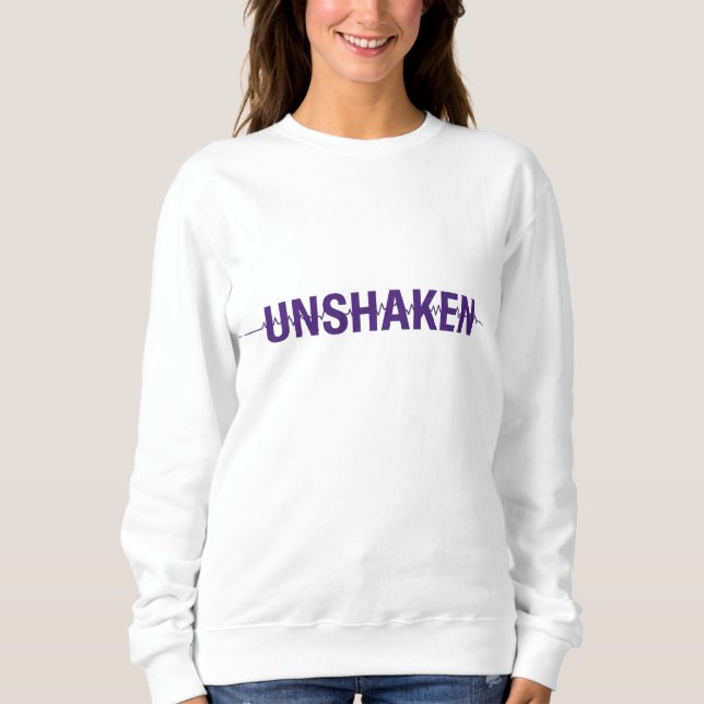 UNERSCHÜTTERLICH – Epilepsie-Bewusstsein Purple Da Sweatshirt (Vorderseite)