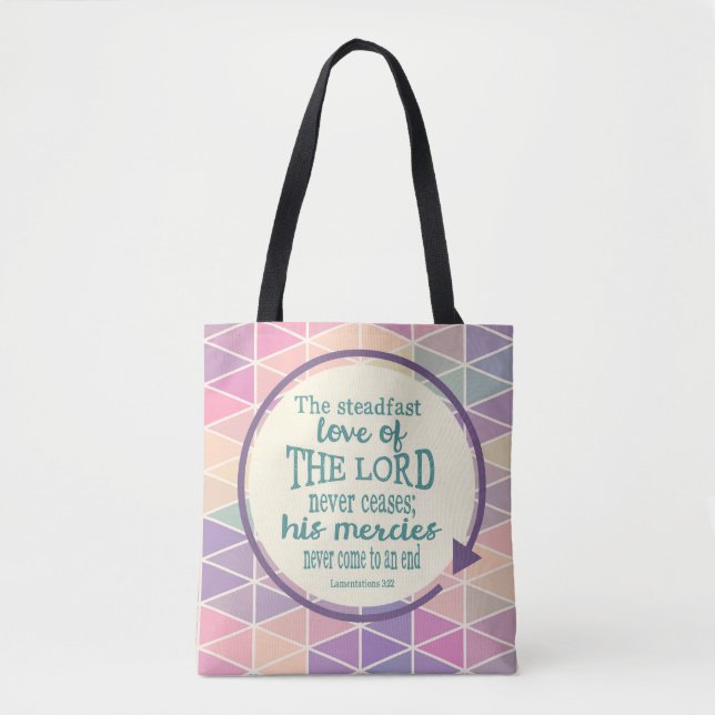Unerschütterliche Liebe des Gottes, Tasche (Vorderseite)