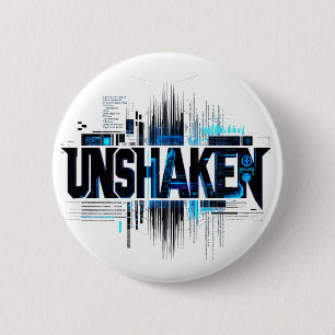 Unerschütterlicher Cyberpunk-Button-Pin Button