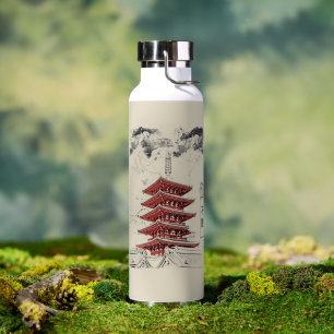 Unerschüttert - Traditionelles japanisches Streetw Trinkflasche